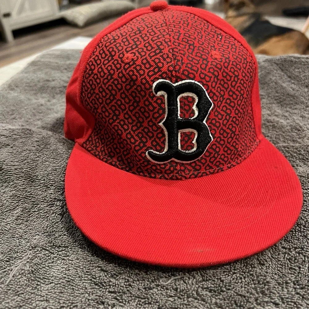 Boston Red Sox Red‎ SnapBack Hat Fancy